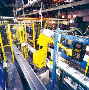 多關節機器人在小批量生產中的工件搬運